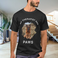 Mijn therapeut heeft poten hond foto zwart