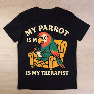Mijn therapeut is een papegaai t-shirt