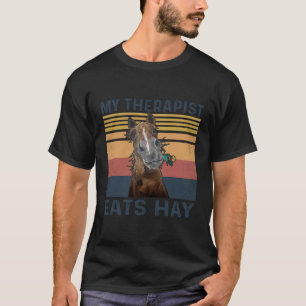 Mijn Therapist eet hay Horse T-shirt