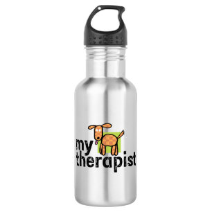 Mijn Therapistische Dog Roestvrijstalen flesje Waterfles
