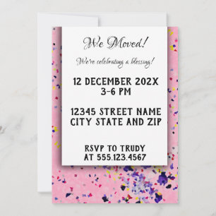 Mijn thuis is mijn noodlottige thuis, bloedige ins kaart