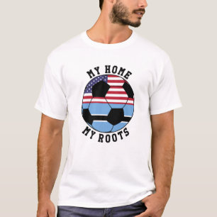 Mijn thuis Mijn ouders Botswana-vlag T-shirt
