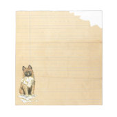 Mijn thuiswerk in de Laken Ate Notitieblok (Voorkant)