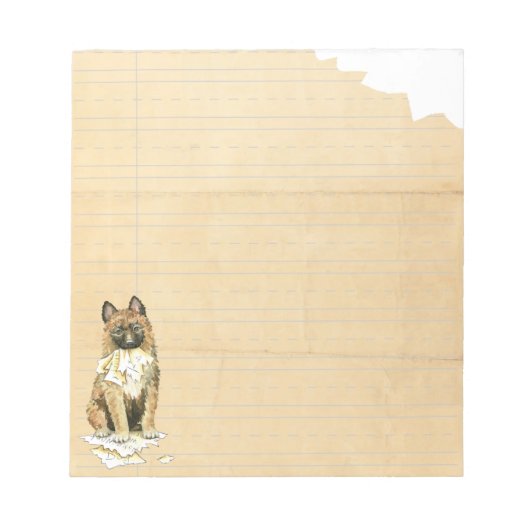 Mijn thuiswerk in de Laken Ate Notitieblok (Voorkant)