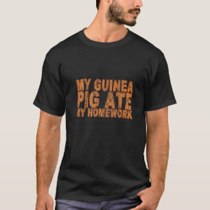Mijn thuiswerk in het cavia t-shirt