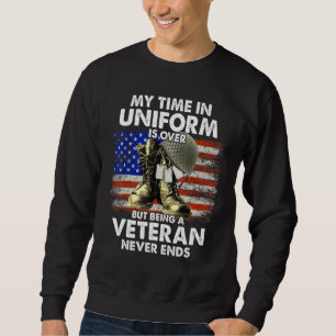 Mijn tijd in uniform is voorbij, maar het is een v trui