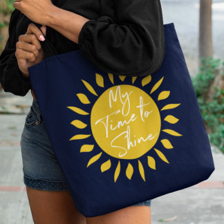 Mijn tijd om te schijnen, Sun Print Canvas tas