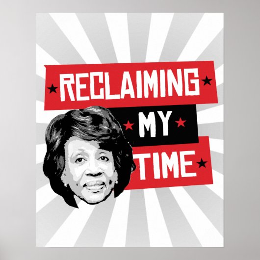 Mijn tijd terugwinnen - Maxine Waters - Poster (Voorkant)