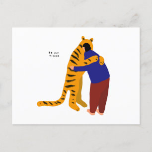 Mijn tijger briefkaart