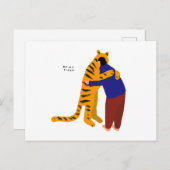 Mijn tijger briefkaart (Voorkant / Achterkant)