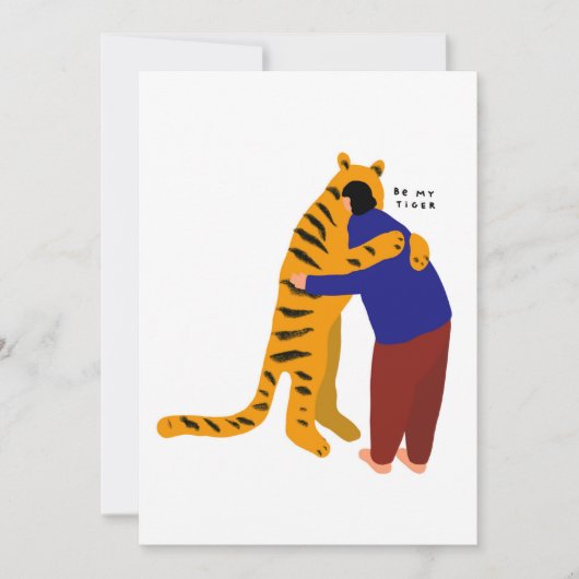 Mijn tijger kaart (Voorkant)