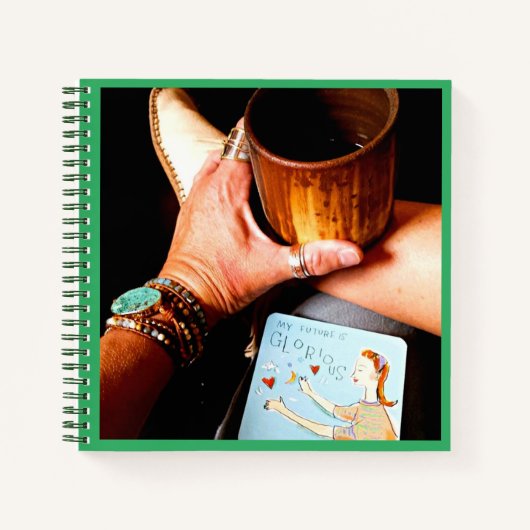 Mijn toekomst is Glorious Spiral Notitieboek (Voorkant)