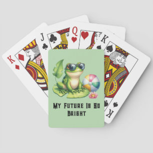 Mijn toekomst is zo helder pokerkaarten