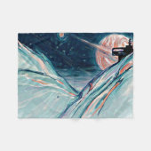 Mijn toekomstige thuis in de ruimte fleece deken (Voorkant (Horizontaal))