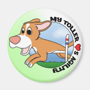 Mijn tolk houdt van Agility Magnet Magneet