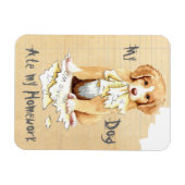 Mijn toller Ate Mijn thuiswerknet Magneet (Horizontaal)