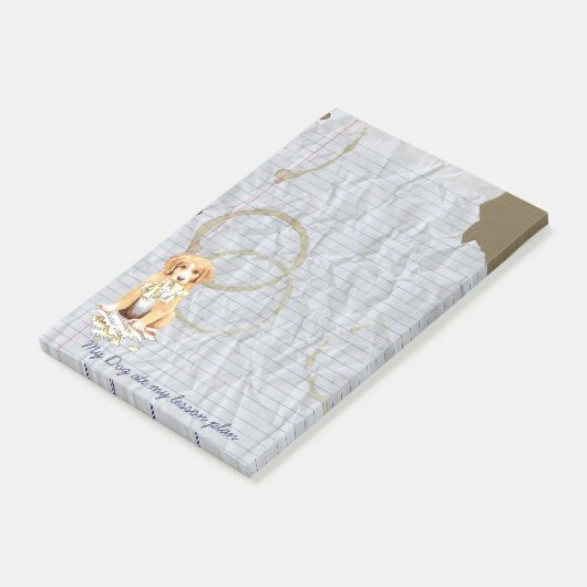 Mijn toller Ate My Lesson Plan Post-it Notes (Schuin)