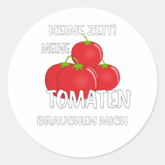 MIJN TOMATEN HEBBEN ME NIET NODIG RONDE STICKER