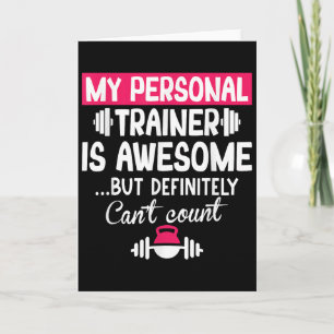 Mijn trainer is geweldig maar kan niet grappig tel kaart