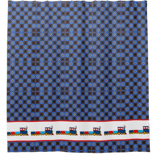 Mijn trein douchegordijn (Voorkant)