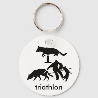 Mijn triatlon sleutelhanger