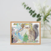 mijn tropische fantasie briefkaart (Staand voorkant)