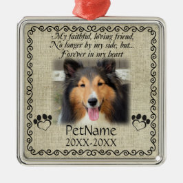 Mijn trouwe vriendinnetje Voetbal Metalen Ornament