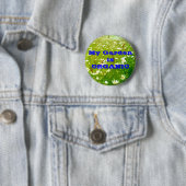 Mijn tuin is BIOLOGISCH knop Ronde Button 5,7 Cm (In situ)