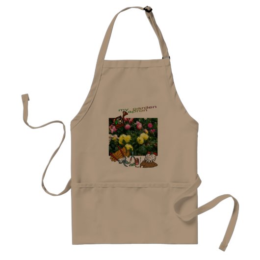 Mijn tuinapron standaard schort (Voorkant)