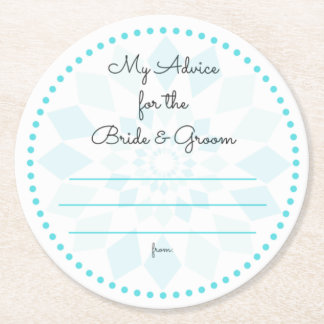 mijn "twee cent" ronde kartonnen onderzetter