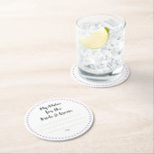 mijn "twee cent" ronde kartonnen onderzetter (Insitu)