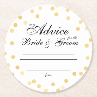 mijn "twee cent" ronde kartonnen onderzetter