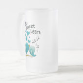 Mijn tweet hart matglas bierpul (Voorkant links)