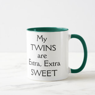 Mijn TWINS... En ik heb een zoete tand! Mok