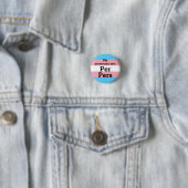 Mijn uitspraken zijn: Per Pers - Transvlag Button (In situ)