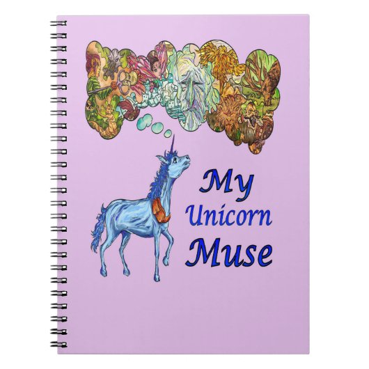 Mijn Unicorn Muse Notitieboek (Voorkant)