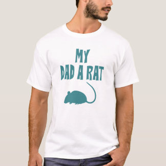 Mijn vader A Rat Funny Vaderdag T-shirt
