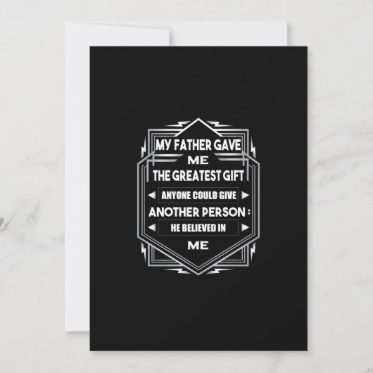 mijn vader gaf me het beste cadeau dat iedereen ko kaart (Voorkant)