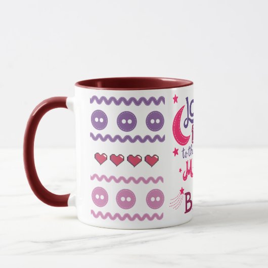 Mijn vader houdt van de Mok Moon en Back Coffee (Links)
