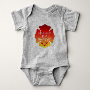 Mijn vader is brandweerman   romper