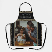 Mijn vader is de beste kok foto schort (Voorkant)