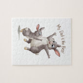 Mijn vader is de beste. legpuzzel (Horizontaal)