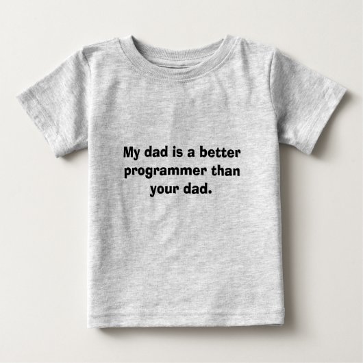 Mijn vader is een betere programmeur dan je vader. (Voorkant)