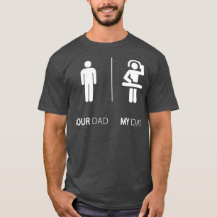 Mijn vader is een DJ Funny Disk Jockey DJ Gift T-shirt