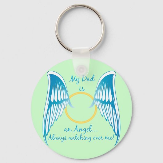 Mijn vader is een engel sleutelhanger (Voorkant)