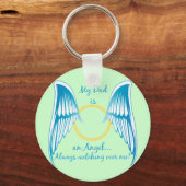Mijn vader is een engel sleutelhanger (Voorkant)