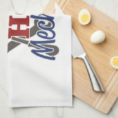 Mijn vader is een hete mechaniek theedoek (Quarter Fold)