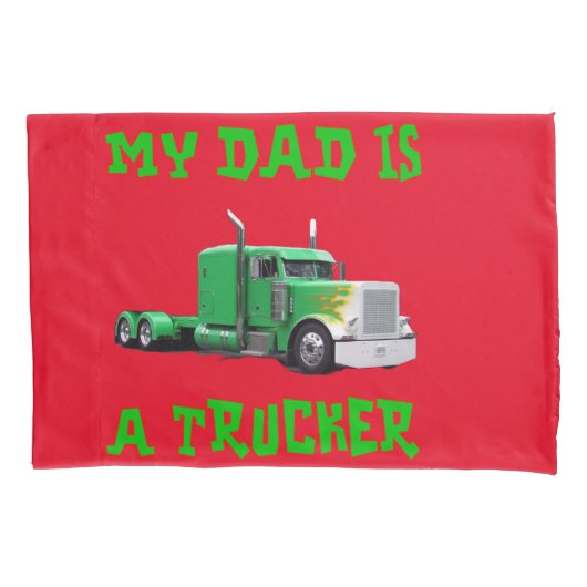 Mijn vader is een Trucker Kussensloop (Voorkant)