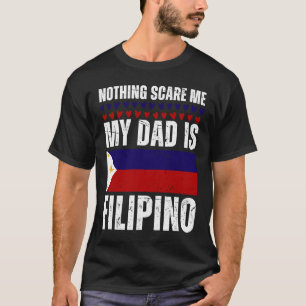Mijn vader is Filipino Philippine Pride Flag Herit T-shirt