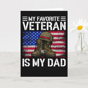 Mijn vader is mijn favoriete veteraan militair vad kaart